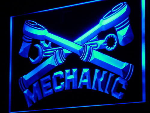 Mechanic Tools Kit Repair Display neon Sign